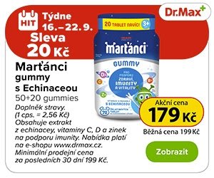 Sleva 20 Kč na Marťanci gummy s Echinaceoui